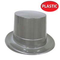 24 Pack Bulk Silver Plastic Topper