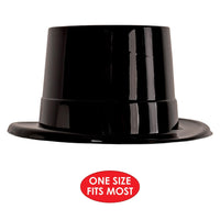 Party Accessories - Black Plastic Topper