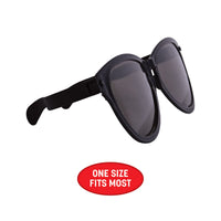 12 Pack Bulk Jumbo Black Novelty Glasses One Size Fits Most