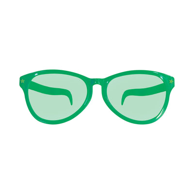 Jumbo Green Novelty Glasses - One Size Fits Most