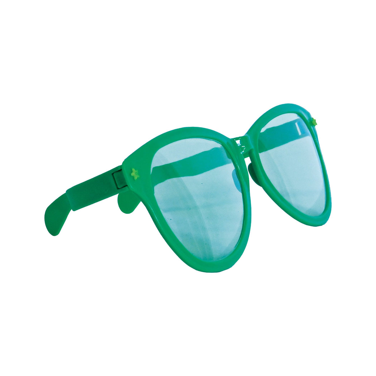 12 Pack Bulk Jumbo Green Novelty Glasses One Size Fits Most