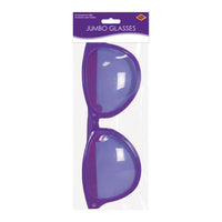 12 Pack Bulk Jumbo Purple Novelty Glasses One Size Fits Most