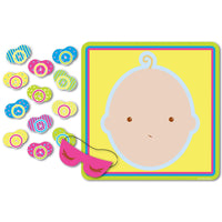 Pin The Pacifier Baby Shower Game - Bulk 24 Pack
