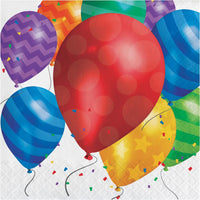 192 pc Bulk Balloon Blast Lunch Napkins
