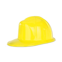 Yellow Plastic Costume Construction Helmet - Bulk 48 Pack