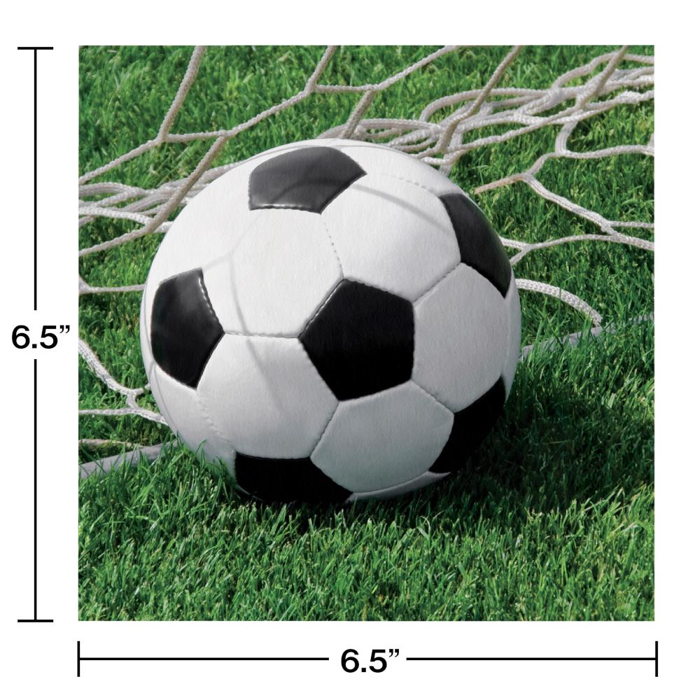 216ct Bulk Soccer Luncheon Napkins