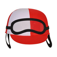 Jockey Costume Helmet red - Bulk/6 Helmets