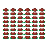 Football Party Supplies - Printed Football Hat