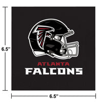 192/Case Bulk Atlanta Falcons Luncheon Napkins