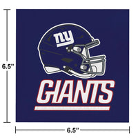 New York Giants Napkins, 16 ct Party Decoration