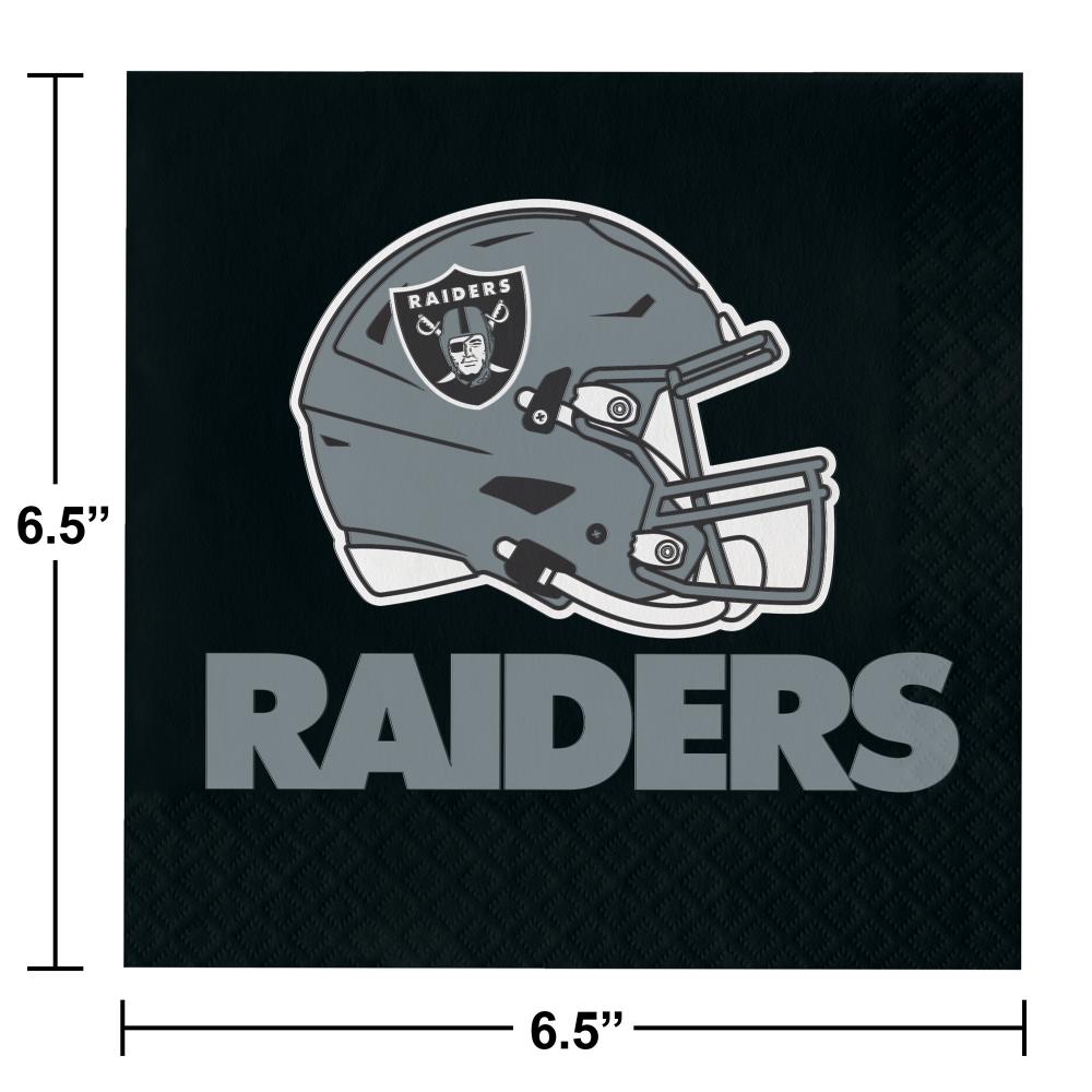 Las Vegas Raiders Napkins, 16 ct Party Decoration