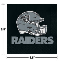 192ct Bulk Las Vegas Raiders Luncheon Napkins