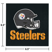 Pittsburgh Steelers Napkins, 16 ct Party Decoration