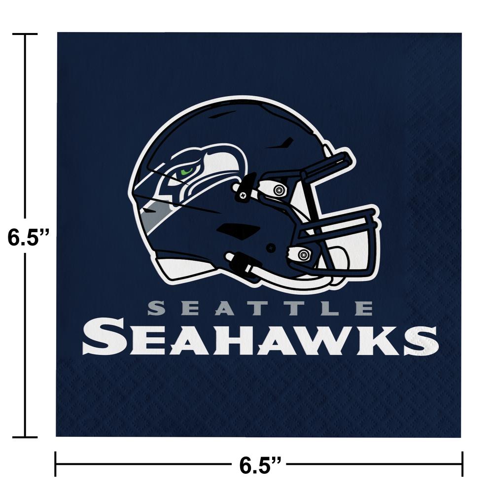192/Case Bulk Seattle Seahawks Luncheon Napkins