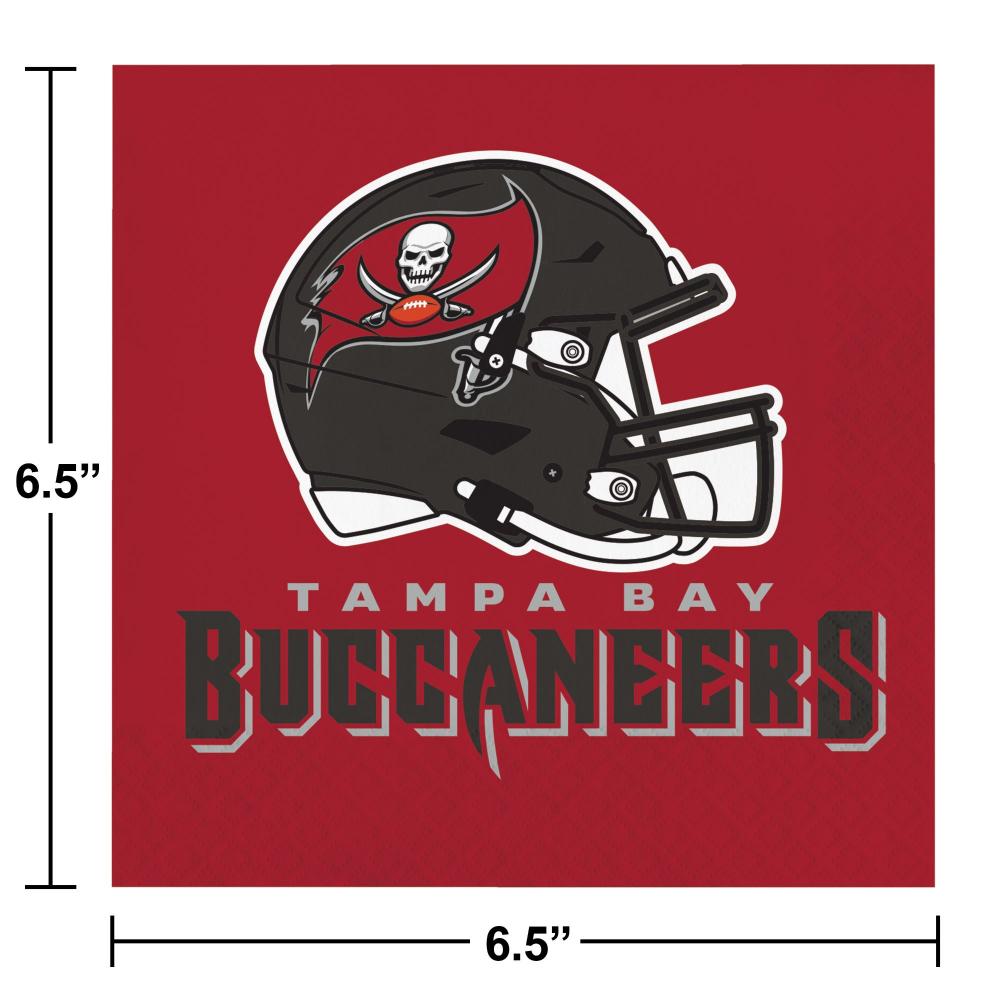 Tampa Bay Buccaneers Napkins, 16 ct