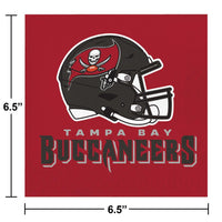 Tampa Bay Buccaneers Napkins, 16 ct