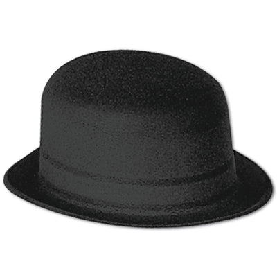 Black Velour Derby - Bulk 24 Pack