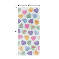 Bulk Candy Heart Cello Bags (12 Pkgs Per Case) by Beistle