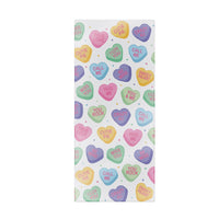 Valentine's Day Candy Heart Cello Bags - Bulk 12 Pack