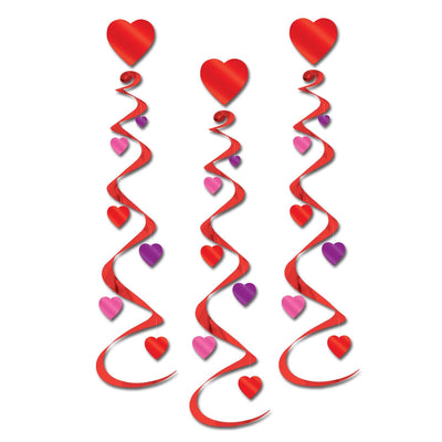 Valentine's Day Heart Whirls - Bulk/18 Whirls