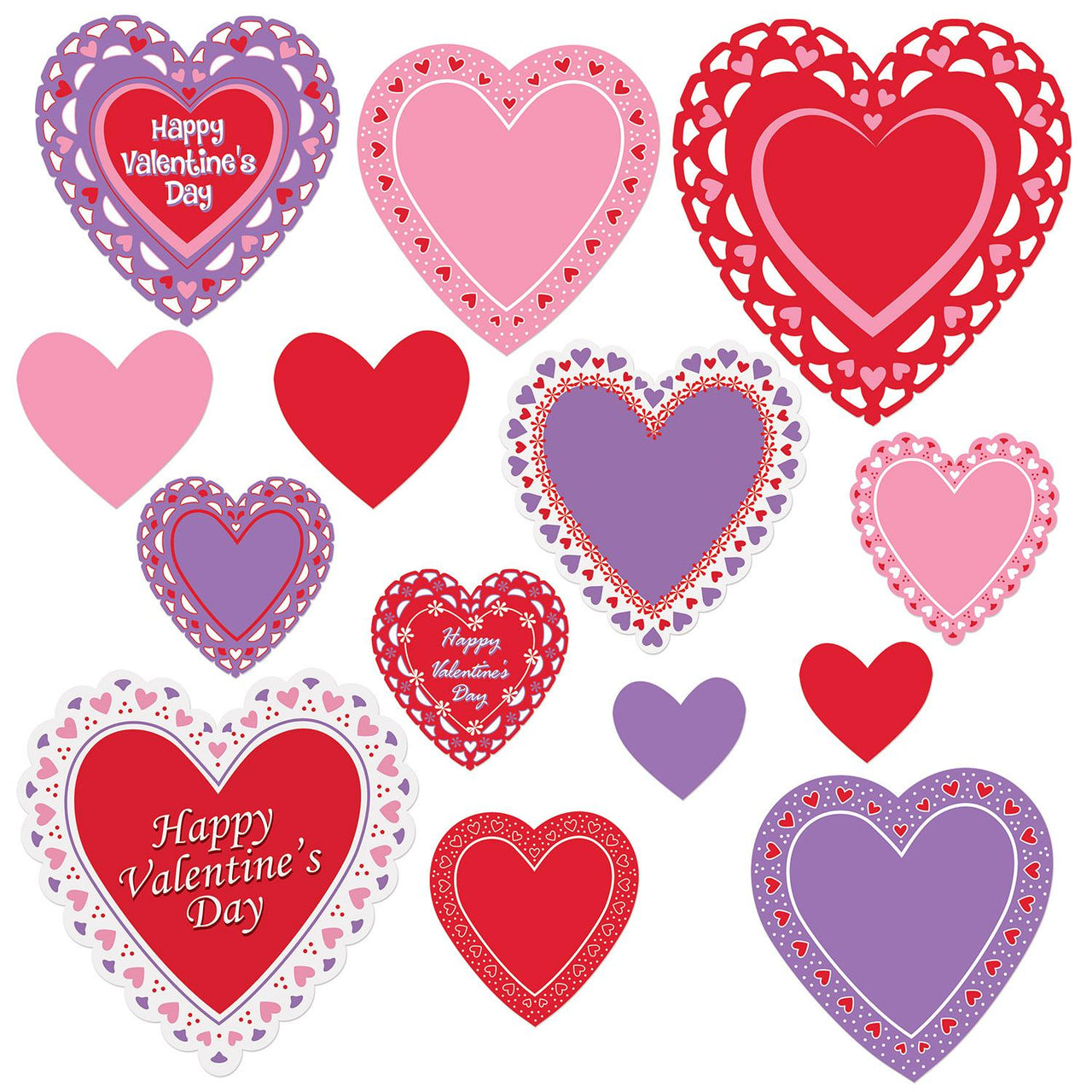 Valentine's Day Cutouts - Bulk/168 Cutouts