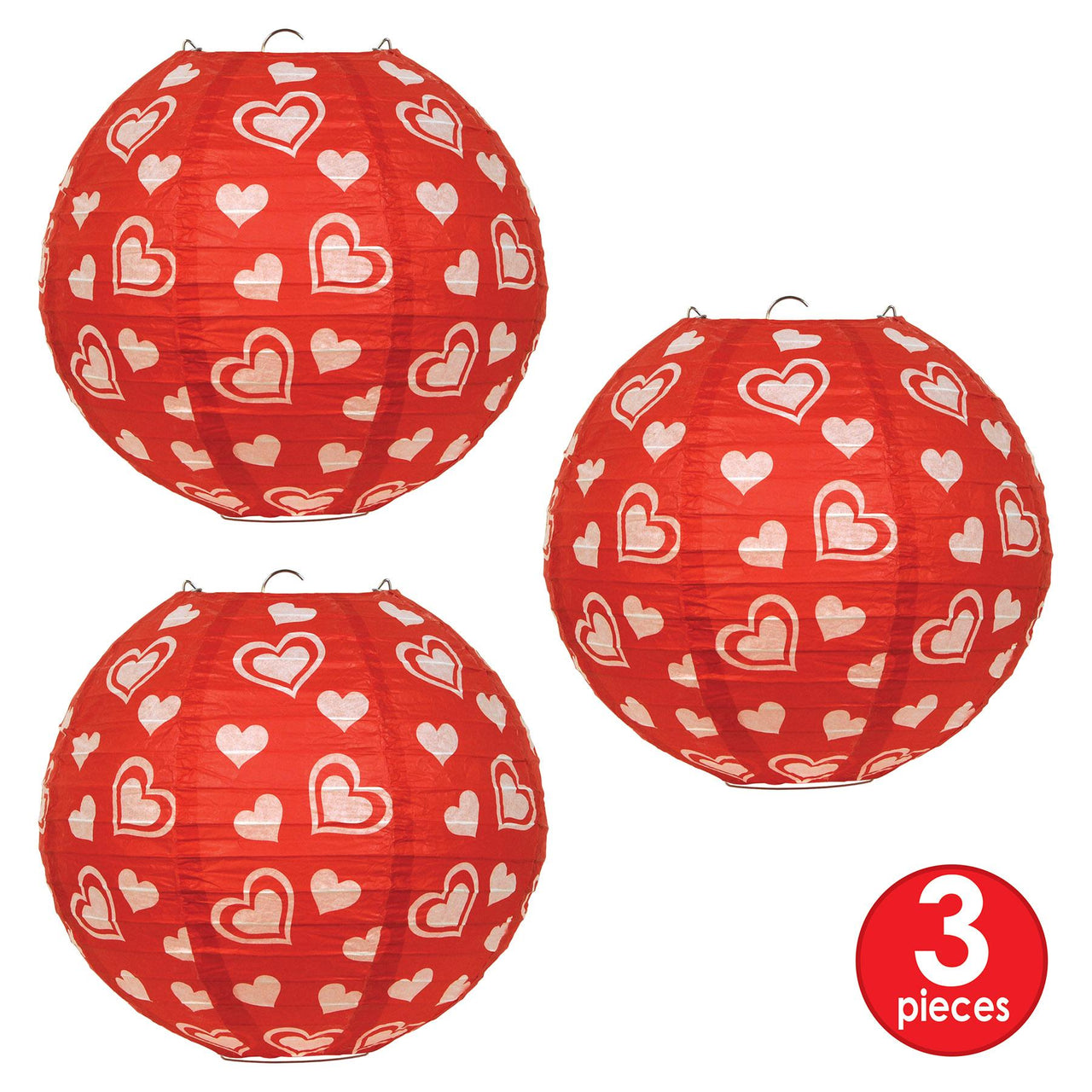 Heart Paper Lanterns