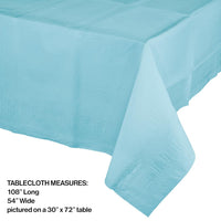 Pastel Blue Tablecover 54
