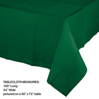 Hunter Green Tablecover 54
