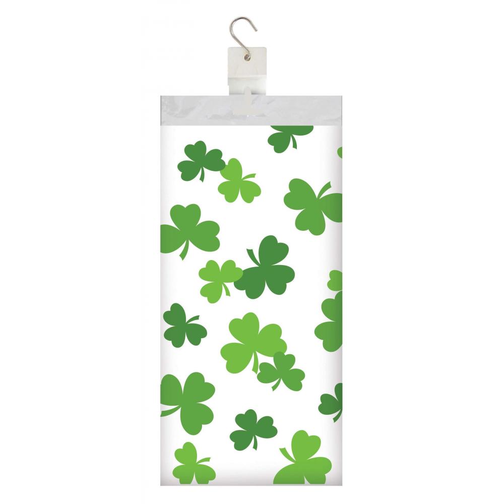 Shamrock Plastic Table Cover Party Decoration