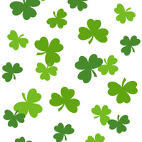 Shamrock Plastic Table Cover Party Decoration