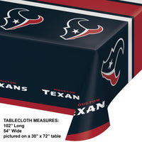Houston Texans Plastic Table Cover, 54