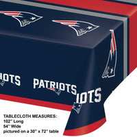 New England Patriots Plastic Table Cover, 54