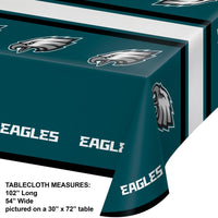 Philadelphia Eagles Plastic Table Cover, 54