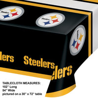 12ct Bulk Pittsburgh Steelers Table Covers