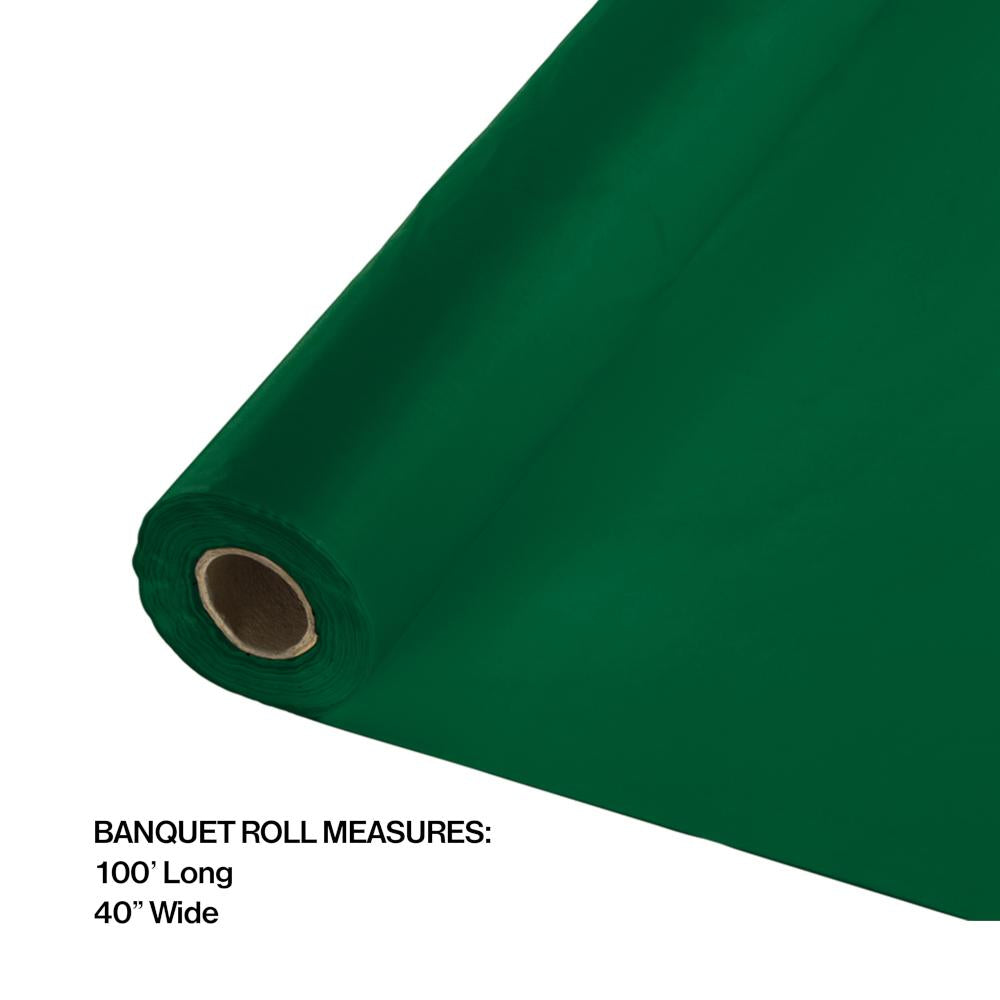 Hunter Green Banquet Roll 40" X 100' Party Decoration