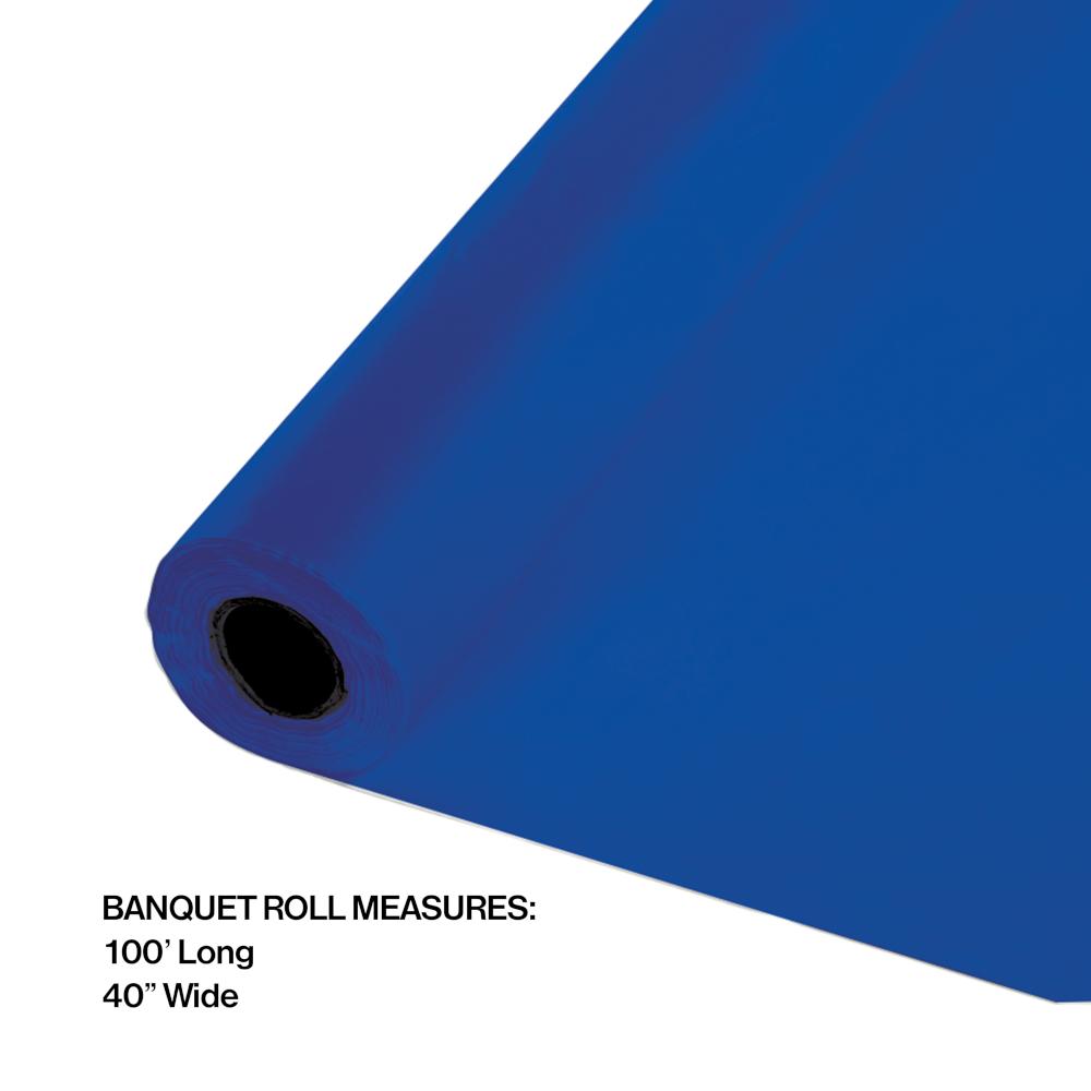 Cobalt Banquet Roll 40" X 100' Party Decoration