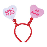 12 Pack Bulk Candy Heart Boppers Headband Valentine's Day Accessory