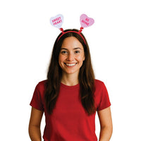 12 Pack Bulk Candy Heart Boppers Headband Valentine's Day Accessory - view 2