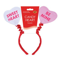12 Pack Bulk Candy Heart Boppers Headband Valentine's Day Accessory - view 5