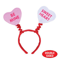 12 Pack Bulk Candy Heart Boppers Headband Valentine's Day Accessory - view 4