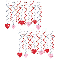 Valentine's Day Heart Whirls - Bulk/144 Whirls