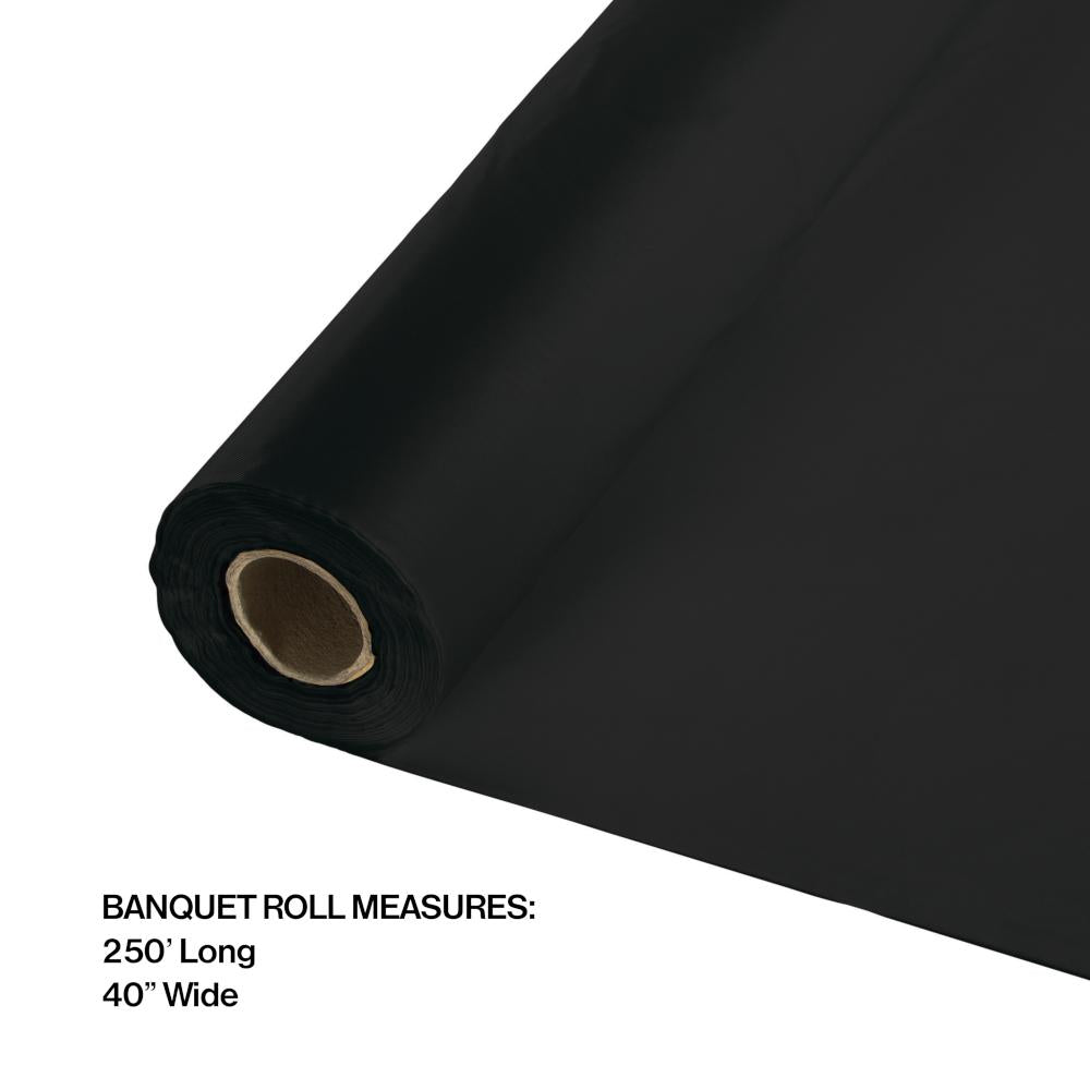 Black Velvet Banquet Roll 40" X 250' Party Decoration