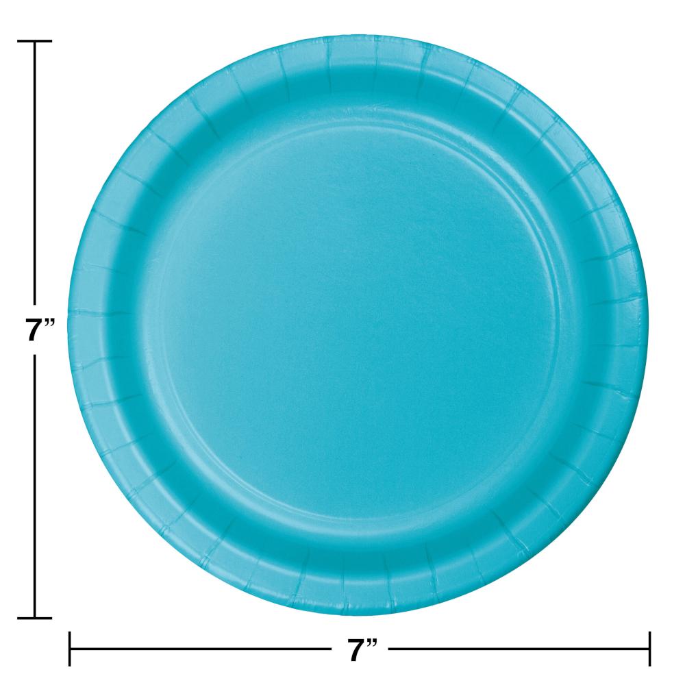 240ct Bulk Bermuda Blue Dessert Plates