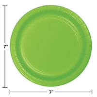 Fresh Lime Green Dessert Plates, 24 ct Party Decoration