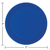 Cobalt Blue Dessert Plates, 24 ct Party Decoration