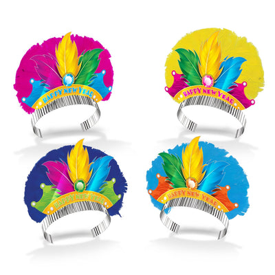 New Year's Eve Rio Tiara - Bulk 50 Pack