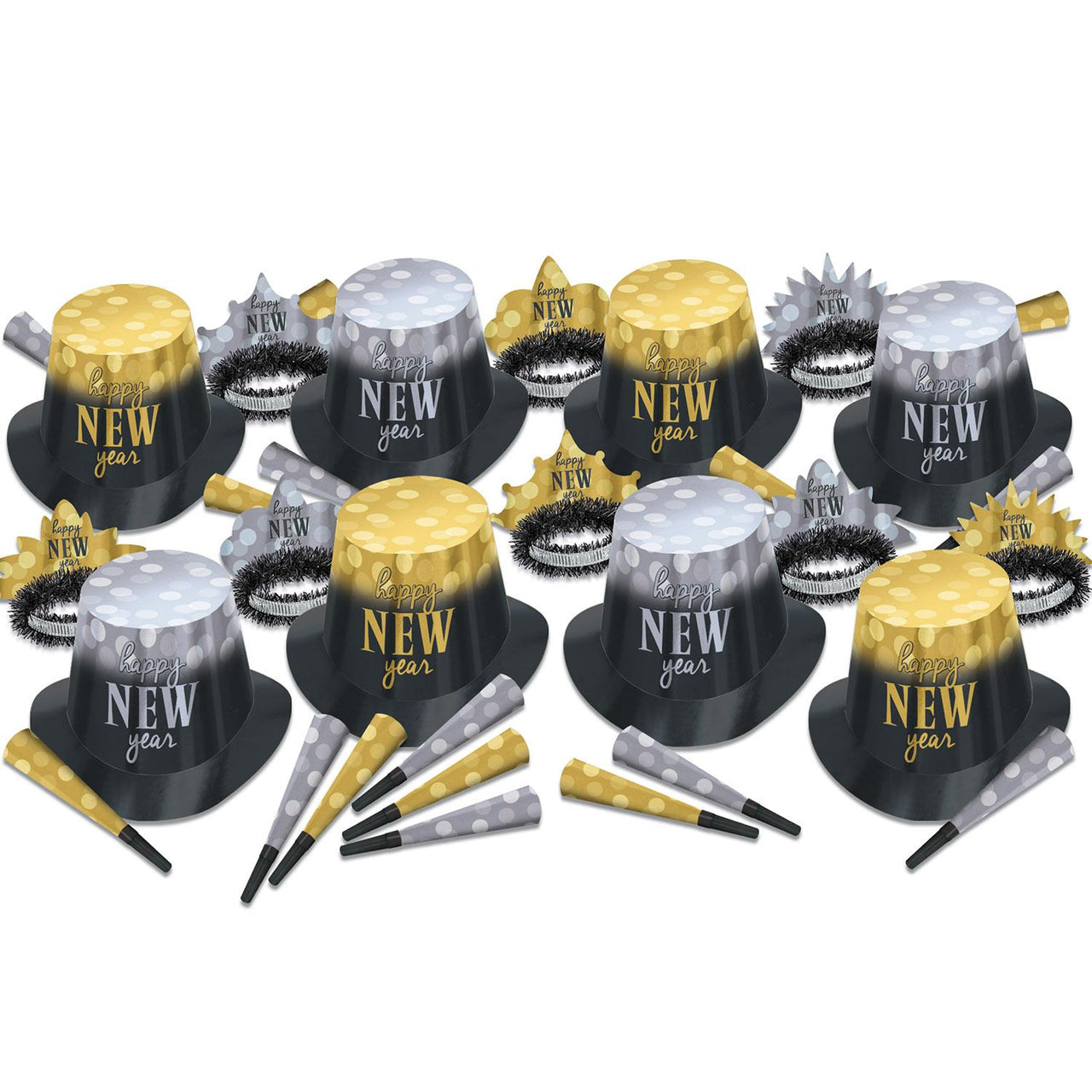New Year Lights Party Kit for 50 People
