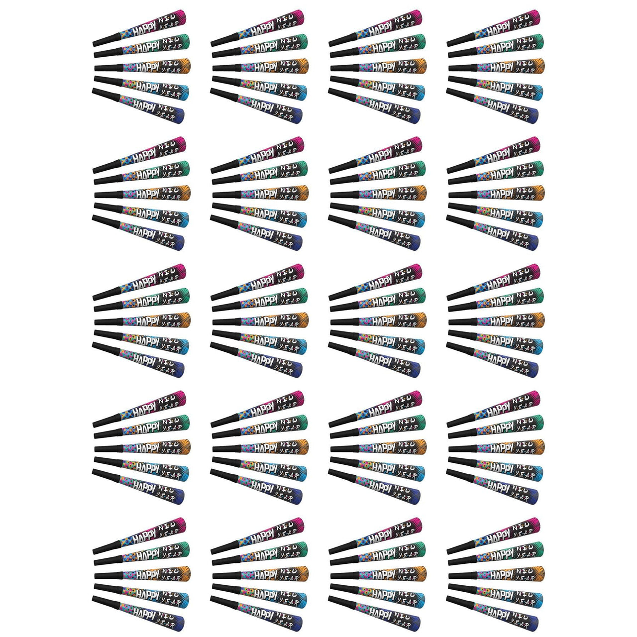 90's Happy New Year Horns (100 per Case)