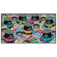 New Year's Eve Neon Glow Legacy Party Assortment for 50