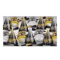 New Year's Eve Silver & Gold Midnight Burst Party Assortment for 25